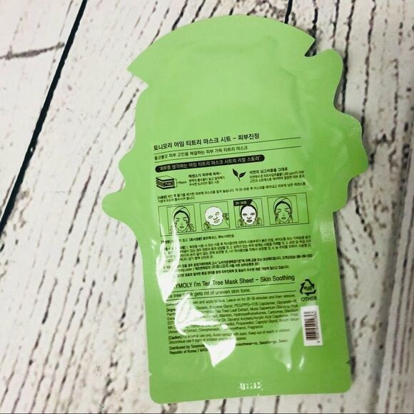 Tonymoly I’m Tea Tree K-Beauty Korean Skin Soothing Sheet Mask - Picture 2 of 3